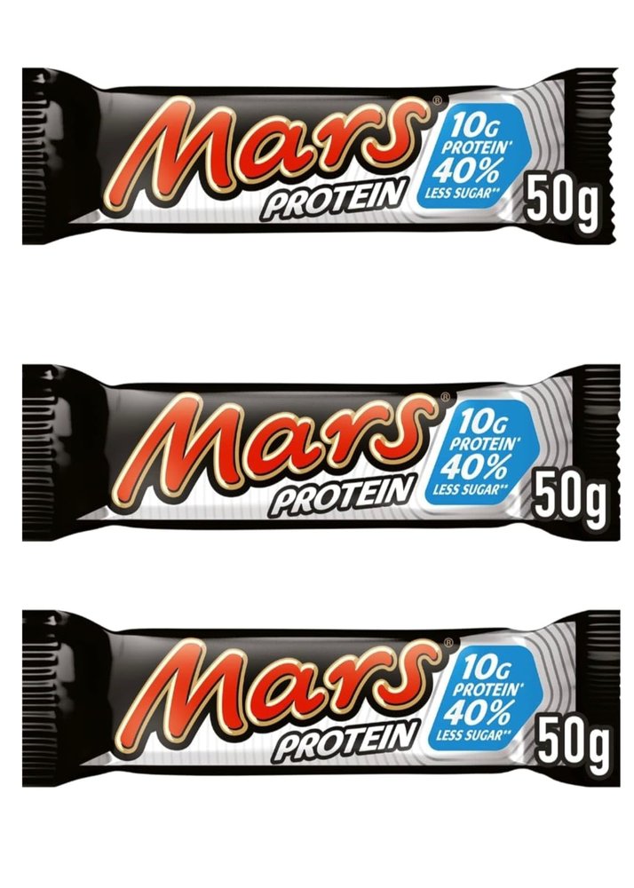 Mar's Protein Bar, Chocolate Bar, Protein, Bulk Pack, 50g (Pack of 3)