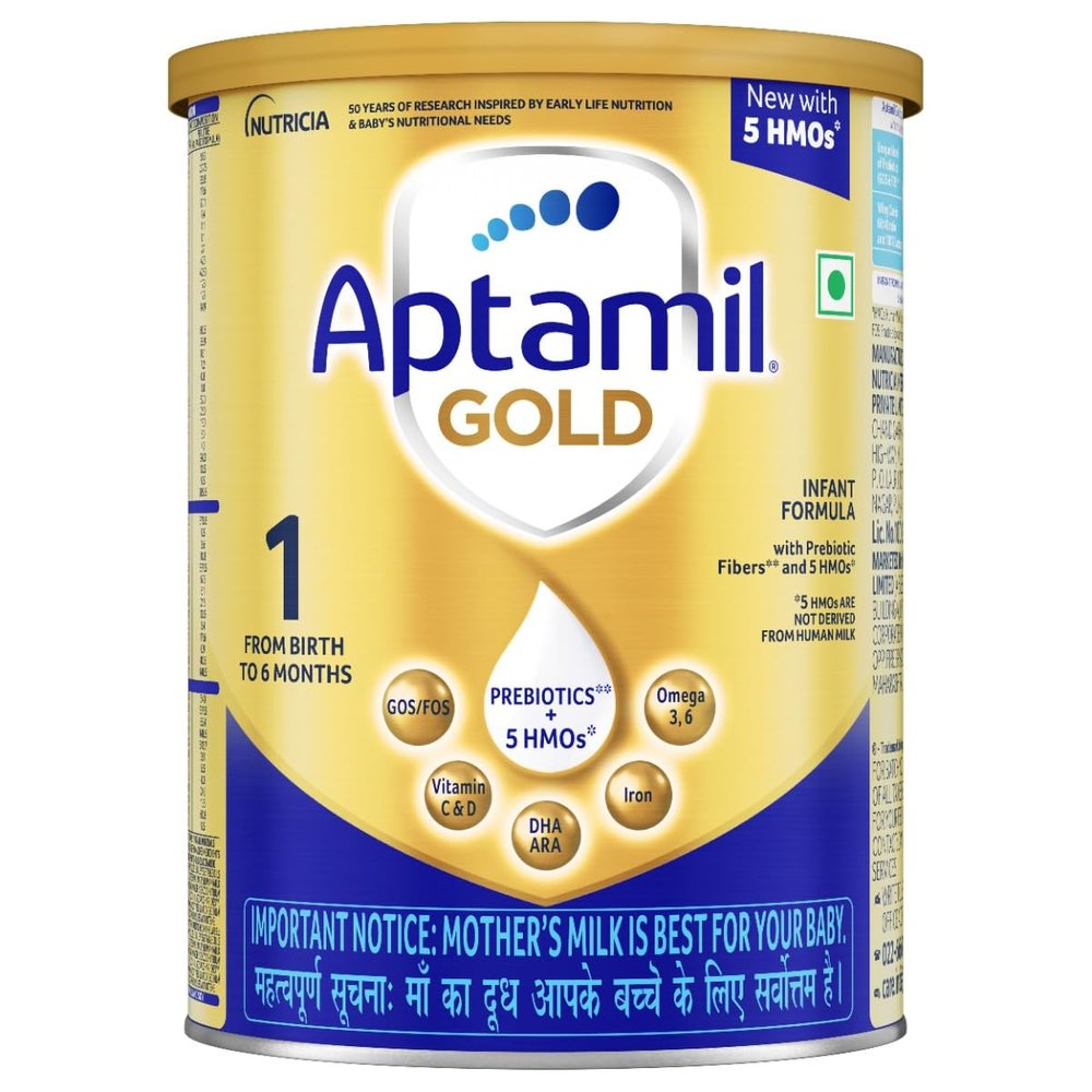 Aptamil Gold Infant Formula Stage 1 Powder, 400 g Tin