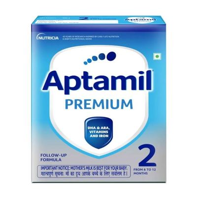 Aptamil Premium Follow-Up Formula Stage 2 Powder, 400 g Refill Pack