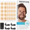 Senvox Breathing Nasal Strip | Anti Snoring Nose Clip For Boost Oxygen Intake, Reduce Snoring, Improve Sleep Quality | Breath Fresheners Strips | Skin Safe, Extra Strength & Snoring Solution Strips (15) view 1