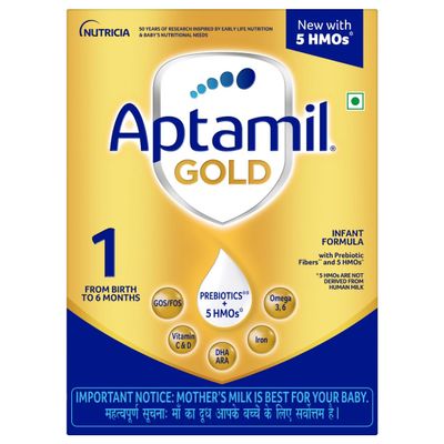 Aptamil Gold Infant Formula Stage 1 Powder, 400 g