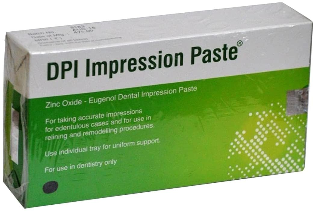DPI Dental Impression Paste, Zinc Oxide-Eugenol, for Professional Dental Use