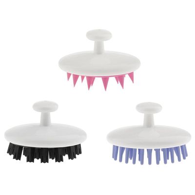 2xShampoo Shower Washing Scrub Scalp Massage Massager Hair Brush Comb Pink+White Health & Beauty/Hair Care & Styling/Brushes & Combs