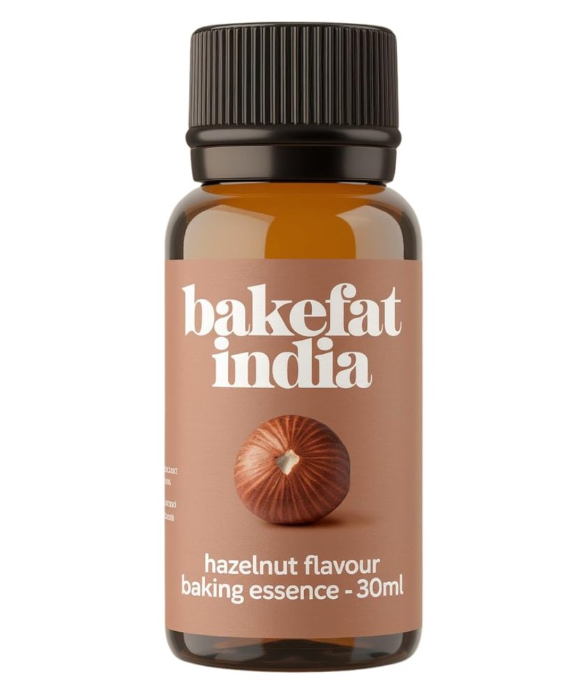 Bakefat India Hazelnut Flavour Baking essence/Concentrated and Aromatic/Perfect Baking Companion- (50ml)