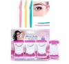 Bikini Line hair removal & Eyebrow Razor Combo for Women  Precision Hair Removal, Sensitive Skin Friendly, Waterproof, Travel-Friendly Grooming Kit" Combo pack 6 pcs bikini line razor, 3 pcs eyebrow razor pack of 9 view 1