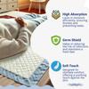 MIRACLE Disposable Underpads  Soft & Super Absorbent | 8-Hour Protection from Urine & Fecal Incontinence | Waterproof Bed & Surface Protector | 60x90 cm | Pack of 9 (90 Underpads) view 2