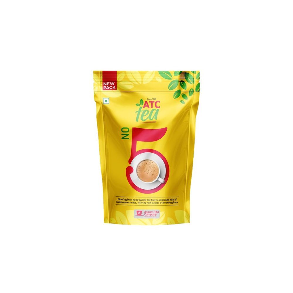 ATC Tea No. 5 Special Family Chai 500G | Finest Tea Leaves Blend | Smooth Assam Long Leaf Infusion | Bold Taste And Rich Aroma | Ideal For Traditional Chai And Milk Tea Lovers