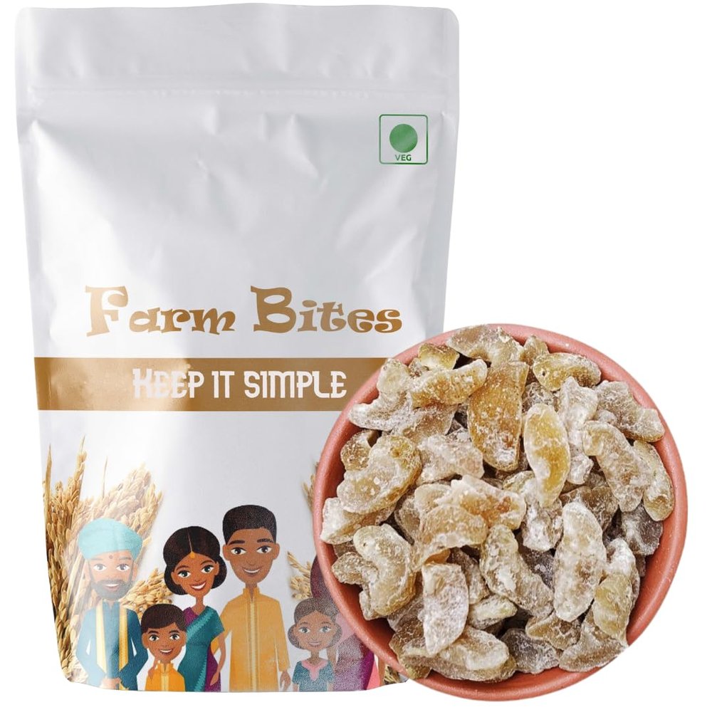 Farm Bites : Dried Amla Candy | Sweet Indian Gooseberry | Organic Dry Indian Gooseberry - 100 Grams