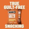 Insane Fit - PROTEIN BALLS Cinnamon Churro (4 x 60G) | 14G Daily Protein for Fitness, Gym, Workout, Travel, Office | Sugarfree, All Natural, Vegan, Healthy Snack for Active Lifestyle view 4