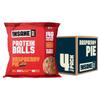Insane Fit - PROTEIN BALLS Raspberry Pie (4 x 60G) | 14G Daily Protein for Fitness, Gym, Workout, Travel, Office | Sugarfree, All Natural, Vegan, Healthy Snack for Active Lifestyle view 2