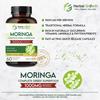A Herbal Growth - Organic Moringa Capsules 1000mg,Traditional Ayurvedic Herb 60 Quick Release Capsules Complete Green Superfood for Energy & Immunity view 4