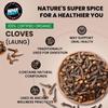 INDIAN TWIST Cloves Natural Premium Whole Laung, Best Spices for Indian Cooking, Organic & Pure, Laung Spices Khada Masala (pack of 1). (50g) view 3