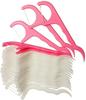 AZLVERA Dental Floss Pick with Handle, Pink and White, Pack of 20 view 2