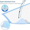 AQUACARE Underpads (18 Hours ) NEW GEL TECHNOLOGY Premium Underpads , Large (90 cm X 60 Cm) I 18 Hrs Absorption Protection I Waterproof I Protects Surfaces from Incontinence I Super Soft Polymer For Adult .10 pcs x 2 Packet ( 20 Underpads) view 4
