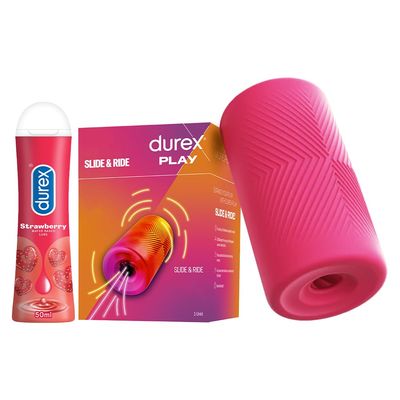 Durex Slide and Ride & Strawberry Lube Combo