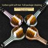3-Sided Toothbrush | Ultra Soft Bristles for Deep Cleaning | Triple Action Manual Toothbrush | Triple Head Design for 360 Cleaning | Eco-Friendly & Gentle on Gums (Pack of 4) view 4
