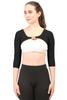 Dermapress Post Liposcution Arm Compression Garment || MICROPOLY FABRIC || Slimming Sleeves || Arms Posture Corrector || Shapewear || Post Surgical Arms Support (Black, XXL) view 1