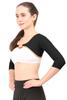 Dermapress Post Liposcution Arm Compression Garment || MICROPOLY FABRIC || Slimming Sleeves || Arms Posture Corrector || Shapewear || Post Surgical Arms Support (Black, XXL) view 3