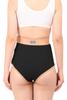 Dermapress High Waisted Abdomen Shapewear | Micropoly Fabric | Side Zip | Open Pubis | Tummy Tucker | Waist Slimmer | Abdomen and Waist Compression Garment (Black, L) view 2