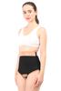Dermapress High Waisted Abdomen Shapewear | Micropoly Fabric | Side Zip | Open Pubis | Tummy Tucker | Waist Slimmer | Abdomen and Waist Compression Garment (Black, L) view 3