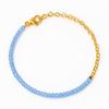 Certified Blue Chalcedony Bracelet for Women Men with Healing Crystal and Reiki Stone - Beautiful Gemstone 2mm Faceted Beaded Bracelet for Balance, Harmony & Positive Energy view 3