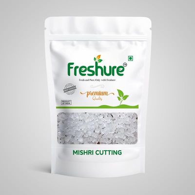 Freshure Mishri Dana | Cutting Mishri | Sugar Crystal | Rock Sugar | Mishri For Prasad (450Gm)
