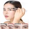 2-in-1 Rechargeable Electric Hair Remover and Eyebrow Trimmer, 18K Gold Plated, Built-in Light, Rose Gold (white 2 in 1) view 2