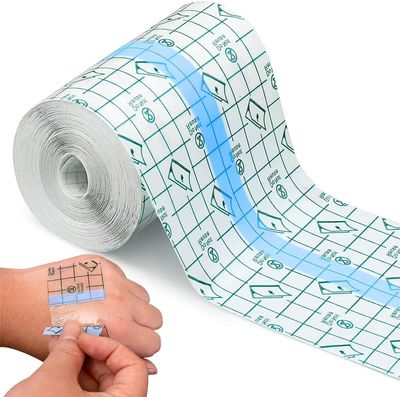 AARKRI SALES Waterproof Transparent Stretch Adhesive Bandage  Flexible, Skin-Friendly Dressing for Tattoo Healing, Wound Care, and Injury Protection  Hypoallergenic, Breathable, and Comfortable