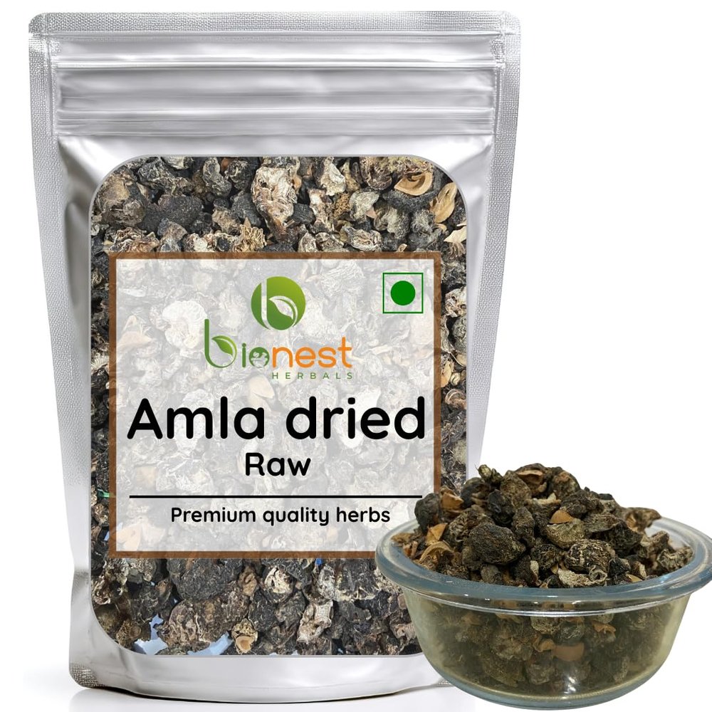 Bionest Herbals Dried Amla 250g Indian Gooseberry | Awla Sukha | Immunity, Hair, Skin & Digestion
