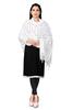 HIBMBACTI Women and Girls Cotton Hand Printed Bandhani Design Dupatta | Ethnic Tie Die Print Dupatta (LENGTH 2M) (White 1) view 2