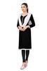 HIBMBACTI Women and Girls Cotton Hand Printed Bandhani Design Dupatta | Ethnic Tie Die Print Dupatta (LENGTH 2M) (White 1) view 3
