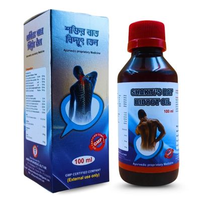 AyurHUB Ayurvedic Shaktir Bat Bidyut Oil for Body Massage & Muscle Comfort | Herbal Massage Oil | 100 ml (Pack of 1)
