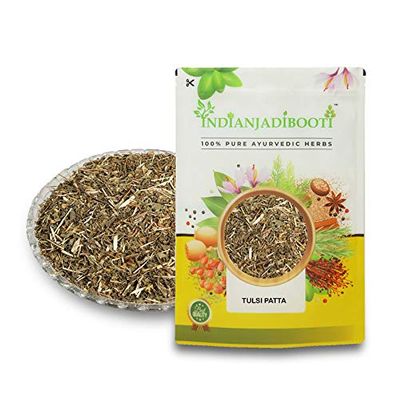 IndianJadiBooti Tulsi Basil Leaf, 900 Grams Pack | (Pack Of 2)