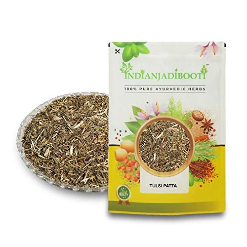 IndianJadiBooti Tulsi Basil Leaf, 900 Grams Pack | (Pack Of 2)