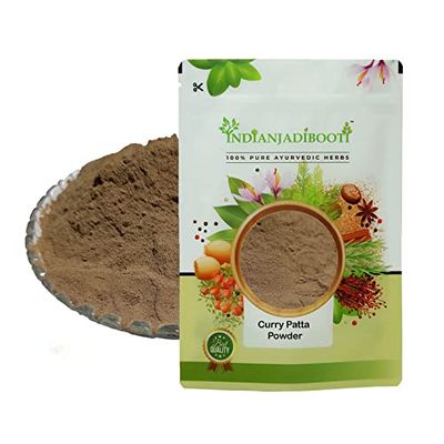IndianJadiBooti Kadi Patta Powder - Kari Leaf Powder - Meetha Neem Powder - Curry Leaves Powder, 250 Grams Pack | (Pack Of 2)