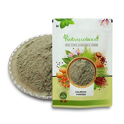 IndianJadiBooti Kalmegh Powder - Chirayta Hara - Kaalmegh Powder - Kariyat, 250 Grams | (Pack Of 2)