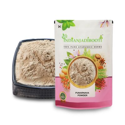 IndianJadiBooti Punarnava Powder Boerhavia Diffusa | Supports Kidney Health & Water Balance | Punarnava Churna For Urinary Wellness & Swelling Relief | With Boerhavia Diffusa Root, 400 Grams Pack | (Pack Of 2)