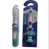 2-Pack Ultra-Soft Silicone Toothbrush for Kids & Adults with 0.01mm Bristles and Safety Case (Blue) view 1