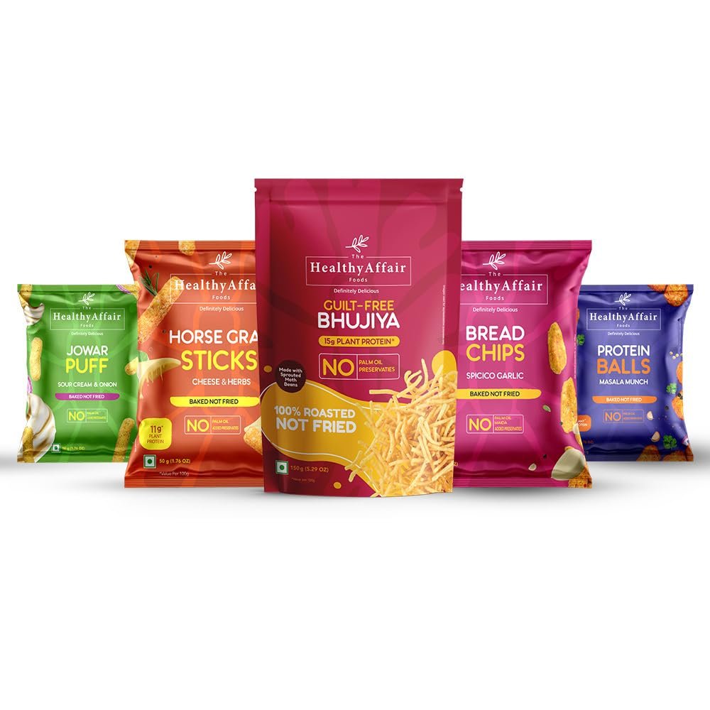 Celebrate Diwali with Thoughtful Indulgence  Baked, Wholesome & Delightful (Pack of 5 Premium Wellness Treats) - This Diwali, celebrate with guilt-free indulgence. Thoughtfully baked, never fried, with no palm oilrich in plant-based protein and fib