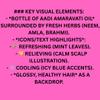 Aadi Amaravati Herbal Hair Oil, Refreshing and Cooling, Yellow 750ml view 3