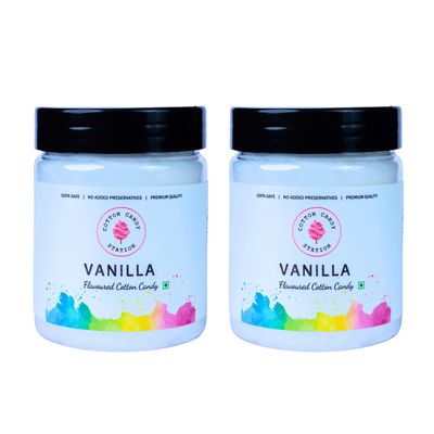 Cotton Candy Vanilla Flavour - 20G (Pack Of 2) | Light | Vegan | Perfect for Parties | Birthday Parties/Weddings/Festivals/Baby Showers/Corporate Events | 100% Safe | No Added Preservatives