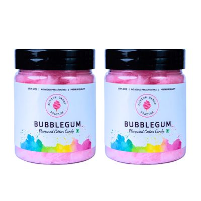 Cotton Candy Bubblegum Flavour - 20G (Pack Of 2) | Light | Vegan | Perfect for Parties | Birthday Parties/Weddings/Festivals/Baby Showers/Corporate Events | 100% Safe | No Added Preservatives