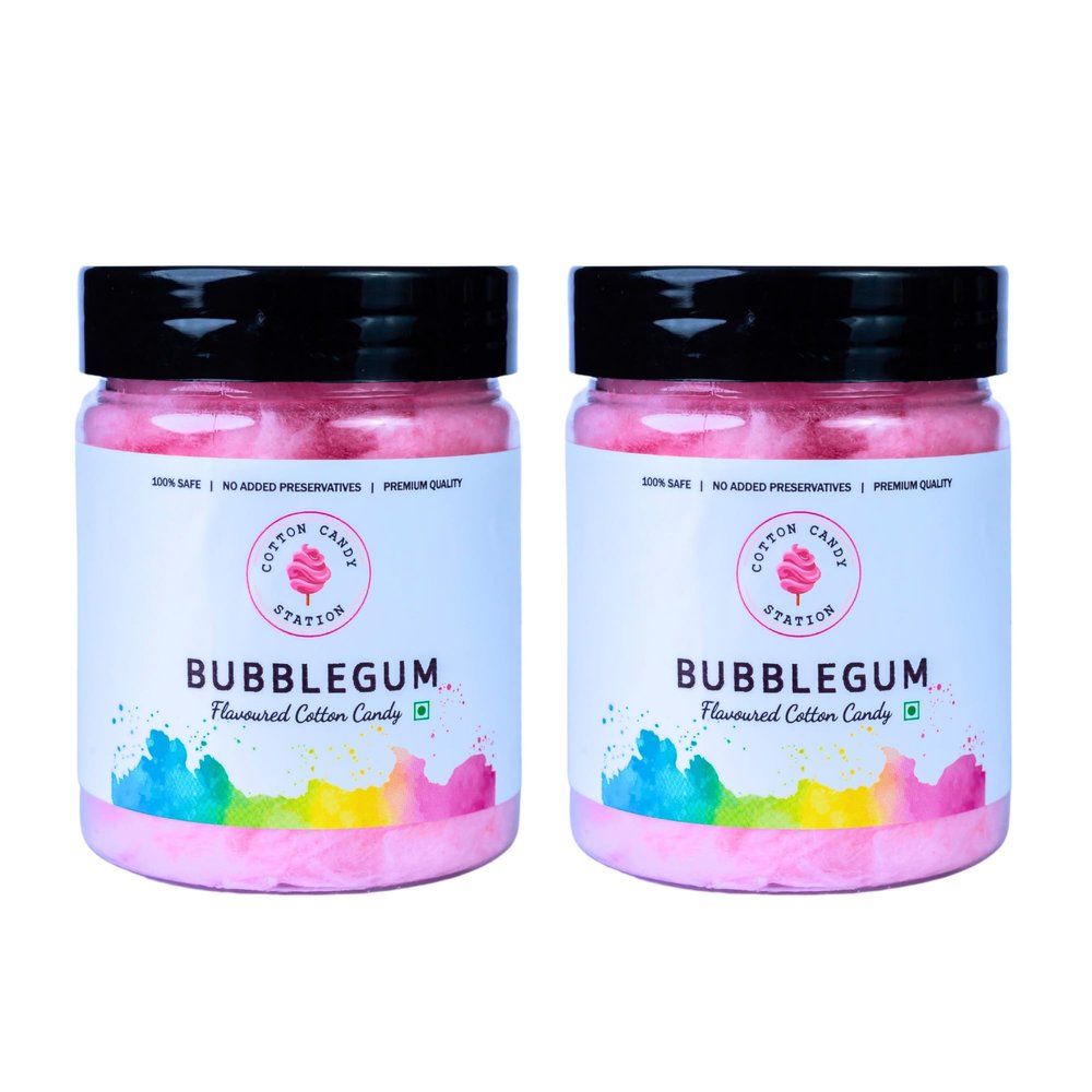 Cotton Candy Bubblegum Flavour - 20G (Pack Of 2) | Light | Vegan | Perfect for Parties | Birthday Parties/Weddings/Festivals/Baby Showers/Corporate Events | 100% Safe | No Added Preservatives