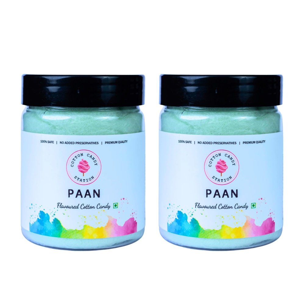 Cotton Candy Paan Flavour - 20G (Pack Of 2) | Light | Vegan | Perfect for Parties | Birthday Parties/Weddings/Festivals/Baby Showers/Corporate Events | 100% Safe | No Added Preservatives