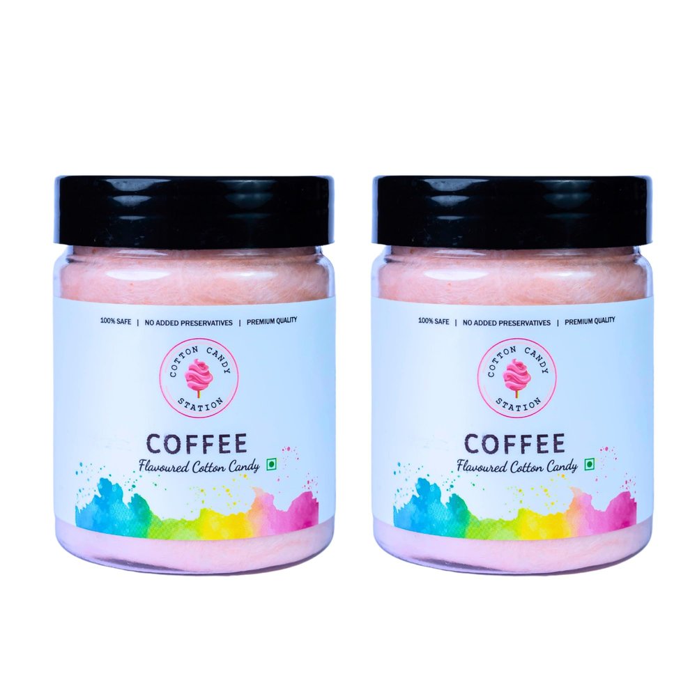 Cotton Candy Coffee Flavour - 20G (Pack Of 2) | Light | Vegan | Perfect for Parties | Birthday Parties/Weddings/Festivals/Baby Showers/Corporate Events | 100% Safe | No Added Preservatives