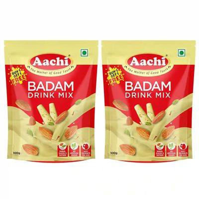 Aachi' Badam Drink Mix, 100g-Pack of 2