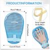 CoolShef Restrain Hand Gloves with Anti Scratch Board and Straps, Safety Glove Prevent Finger Harm Self Injury, Washable Breathable Protective Mitts for Patients, Adjustable Secure Fit view 2