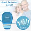 CoolShef Restrain Hand Gloves with Anti Scratch Board and Straps, Safety Glove Prevent Finger Harm Self Injury, Washable Breathable Protective Mitts for Patients, Adjustable Secure Fit view 4