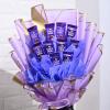 Floweraura Fresh Chocolate Bouquet of 10 Small Chocolates In Designer Paper For Birthday & Anniversary Gift, Mother's Day Gift,Valentine's Gift & Gift For Parties & Occasions (Same Day Delivery),500 G view 2