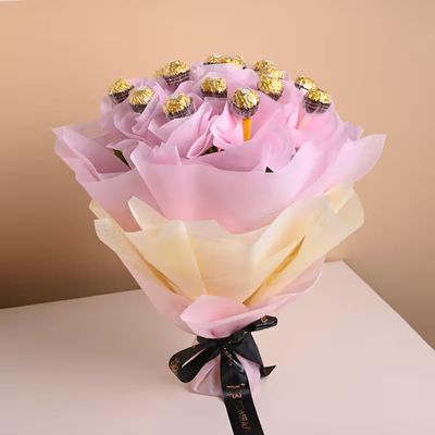 Floweraura Fresh Chocolate Bouquet of 12 Choco Balls In Designer Paper Packing For Birthday & Anniversary Gift,Mother's Day Gift,Valentine's Gift & For Parties & Occasions (Same Day Delivery),500 G